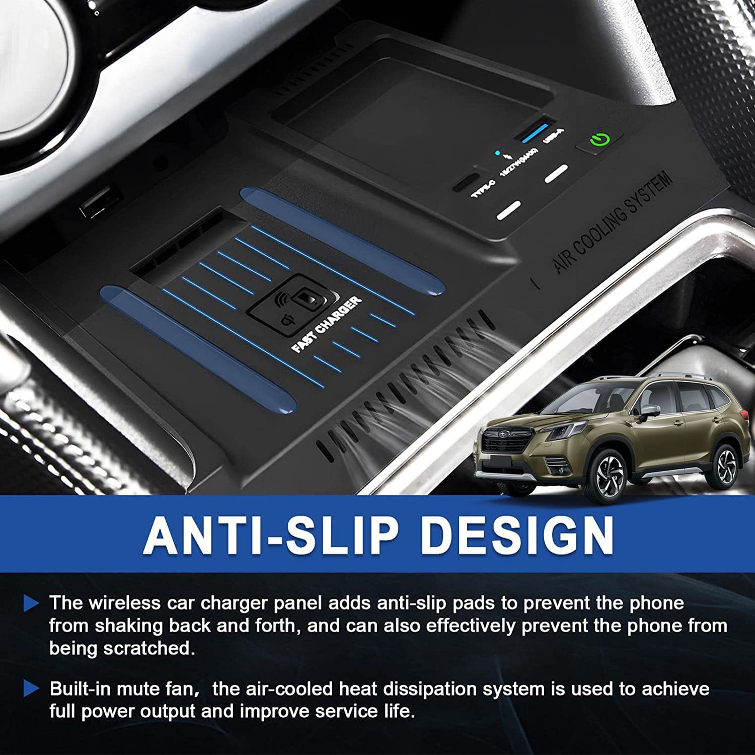 Amazon.co.jp: ワイヤレス 車載 充電器 スバル フォレスター Subaru Amazon.co.jp: ワイヤレス 車載 充電器 スバル フォレスター Subaru